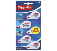 Tipp-Ex – Ruban correcteur Mini Pocket Mouse – 6 m x 5 mm – Blister Format Spécial de 5
