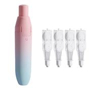 Ruban correcteur coloré rechargeable, designs rétractables avec 4 recharges interchangeables pour des corrections douces, stylo correcteur rétractable
