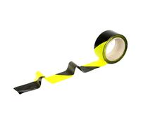 Ruban de chantier haute résistance jaune et noir - 50 mm x 100 m - NOVAP - 3060003