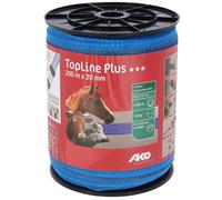 Ruban de clôture Ako TopLine plus Bleu 200 m/20 mm