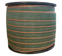 Ruban de clôture électrique Premium - vert/orange - 200 m, 42 mm, 6+15 conducteurs - Bande combinée