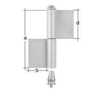 Ruban de construction type K04 2 pièces pour le soudage de têtes rondes en acier inoxydable 100/30/9/50mm Quantité:1