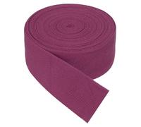 Ruban de coton, 4 cm x 9 m, violet-rouge, pour la couture et l'emballage
