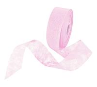Ruban de décoration tnt effet tissu Sky Lab Rose clair 50 mm x 100 m