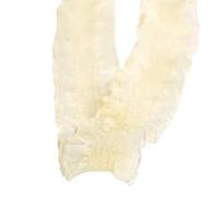 Ruban de dentelle en organza, ruban de garniture festonné en tissu de 10 mètres de large de 3 cm pour la garniture de robe, les projets de couture, les accessoires pour cheveux, l ' artisanat de la