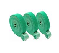 Ruban de fixation réutilisable vert - 10 mm, 12 mm, 14,5 mm - Rouleau de crochet double face pour communication, bureau, maison
