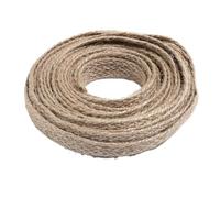 Ruban de jute Ruban en toile de Jute naturelle, 2 à 10 mètres/lot, cordon ficelle, Vintage, rustique, lin, bricolage, nœud artisanal, emballage, décor fête(Width 1.5cm 5Yards)