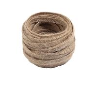 Ruban de jute Ruban en toile de Jute naturelle, 2 à 10 mètres/lot, cordon ficelle, Vintage, rustique, lin, bricolage, nœud artisanal, emballage, décor fête(Width 0.8cm 10Yards)