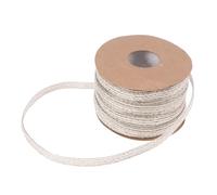 Ruban de Jute Tressé Blanc pour Vases et Loisirs Créatifs | Ficelle Naturelle, Tissage Décoratif, Usage Diy, Bobine Légère, pour Compositions Botaniques et Projets Manuels