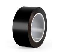 Ruban de marquage au sol, ruban d'avertissement de danger jaune, ruban adhésif de marquage for barrière, 20 mm à 150 mm, 9 couleurs, 33 m(Black,45MM x 33Meter)