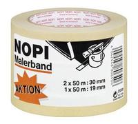 Ruban de masquage en papier crêpe, lot promo de 2,beige