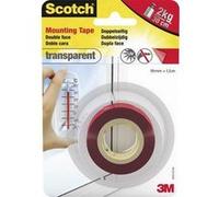 Scotch Ruban adhésif double face extra fort 19 mm x 1,5 m