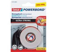 Ruban de montage tesa® Powerbond tesa 55791-00001-00 blanc (L x l) 1.5 m x 19 mm caoutchouc Blanc G