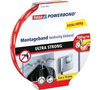 Ruban adhésif double face de montage Tesa Powerbond Ultra Strong 19 mm x 5 m