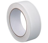 Ruban de plâtrage PVC rainuré, 50 mm x 33 m, blanc