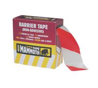 Ruban de protection Everbuild rouge / blanc 500m x 72mm
