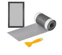 Ruban de réparation en pour moustiquaire | Patch autocollant flexible avec grattoir - Réparation de moustiquaires | Pour trous dans les moustiquaires de porche et de balcon, solution rapide