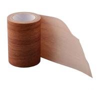 Ruban de réparation grain de bois avec forte adhérence pour tables, chaises, portes, sols, plinthes, armoires et composants intérieurs en bois (D)