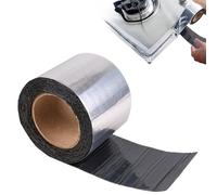 Ruban de réparation pour asphalte - Rouleau de ruban d'étanchéité pour toit, 10 x 500 cm, bande d'étanchéité autocollante 1 kg - Système d'étanchéité à membrane SBS imperméable - Étanchéité des