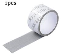 Ruban de réparation pour moustiquaires - Bande auto-adhésive pour réparer les moustiquaires - Fibre de verre - Pour fenêtres - Protection contre les insectes - 1 pièce - Gris