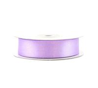 Ruban de satin 462H - 18 mm x 25 m - Couleurs au choix : 3/6/12/18/25/38/50/75/100 mm - Couleurs résistantes et lavable - Ruban pour mariage - Ruban cadeau pour emballage, bricolage, Lilas