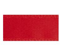Ruban de satin, 7 mm, rouleau 10 m, rouge
