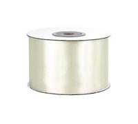 Ruban de satin de 50 mm x 25 m - Couleurs au choix : 3/6/12/18/25/38/50/75/100 mm - Couleurs résistantes et lavable - Ruban pour mariage - Ruban cadeau, pour emballage, décoration, loisirs créatifs