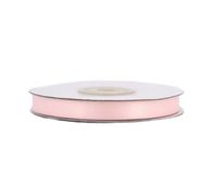 Ruban de satin double face - 10 mm x 20 m - Couleurs au choix : 6/10/25/38 mm - Couleurs résistantes et lavable - Ruban pour mariage - Ruban cadeau pour emballage, décoration, loisirs créatifs - Rose