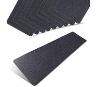 Ruban de Sécurité Antidérapant - Non spécifié - 15 cm x 60 cm - Lot de 10 - Couleur Noir - Traction Supérieure