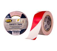 Ruban de sécurité autocollant Rouge/Blanc 33mx50mm HPX - RW5033