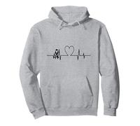 Ruban de Sensibilisation au TSPT avec 22 Rubans de fréquence Cardiaque Noir Sweat à Capuche