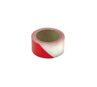 Ruban de signalisation chevrons rouges/blancs 100 m Mondelin 801000