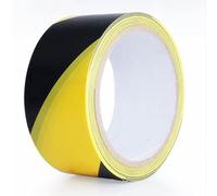 Ruban de signalisation noir et jaune, Ruban d'avertissement de danger multicolore 60 mm x 15 m(Black/Yellow)
