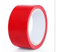 Ruban de signalisation noir et jaune, Ruban d'avertissement de danger multicolore 60 mm x 15 m(Red)