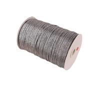 Ruban de soie scintillant or et argent de 10 mm et 3 mm, for décoration de fête, de maison, de mariage, emballage cadeau, matériel de bricolage(Black sliver)