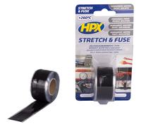 HPX Ruban adhésif auto-vulcanisant Stretch & Fuse HPX-SZ2503 Noir 3 m x 25 mm