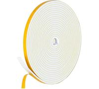 Ruban d'étanchéité adhésif isolant 3 m 9 x 3 mm, joint porte fenêtre, anti-courant d'air, blanc