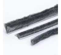 Ruban d'étanchéité coupe-vent en laine pour isolation de la maison (7 x 12 | Mélange de laine, noyau en acier plastique, alliage d'aluminium renforcé, résiste à l'usure, idéal pour le climat britannique