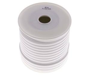 Ruban d'étanchéité de face PTFE 7x2.5 mm 25 m