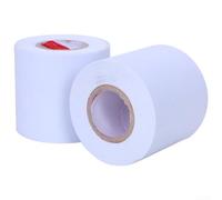 Ruban d'étanchéité en PVC pour isolation CVC, bande d'emballage résistante aux flammes et à l'huile, matériau de réparation de tuyaux Aircon anti-âge pour électricité et ménage (blanc)