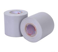 Ruban d'étanchéité en PVC pour isolation CVC, bande d'emballage résistante aux flammes et à l'huile, matériau de réparation de tuyaux Aircon anti-âge pour électricité et ménage (gris)