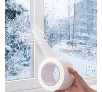 Ruban d'Étanchéité pour Fenêtre et Porte 3cm x 20m, Joint Fenêtre Isolation Thermique Blanc, Bande Étanchéité Autocollante Anti Courant d'Air, Froid, Vent, Poussière pour Hiver