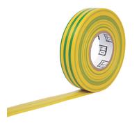 Ruban d'isolation électrique No Nonsense vert et jaune 33m x 19mm