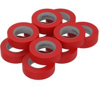 Ruban d'isolation électrique VDE, PVC, 15 mm x 10 m, rouge, boîte de 10 rouleaux