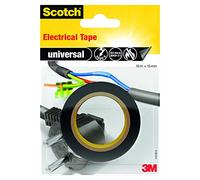 3M Scotch ruban isolant universel 4401BLA, 15 mm x 10 m, noir x12 morceau