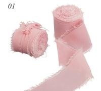 Ruban En Mousseline De Soie 38mm, 5yards, Bricolage, Bouquet De Fleurs, Couture, Emballage De Cadeau, Fournitures De Décoration Pour Fête De Vacances, Invitation De Mariage