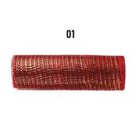 Ruban En Poly Maille De 10yards, 9 Couleurs, Bricolage De Couronnes De Fleurs, Fabrication De Noeuds, Filet De Gaze, Emballage Cadeau, Décoration De Fête De Noël