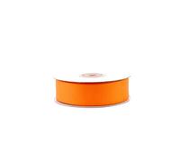 Ruban gros grain orange 25 mm de large x 25 metres de long