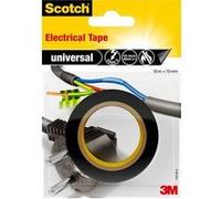 Ruban électrique Scotch noir, 10 m x 15 mm, 1 Rouleau