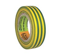 Ruban isolant électrique Barnier 6022 jaune/vert 10m x 15mm